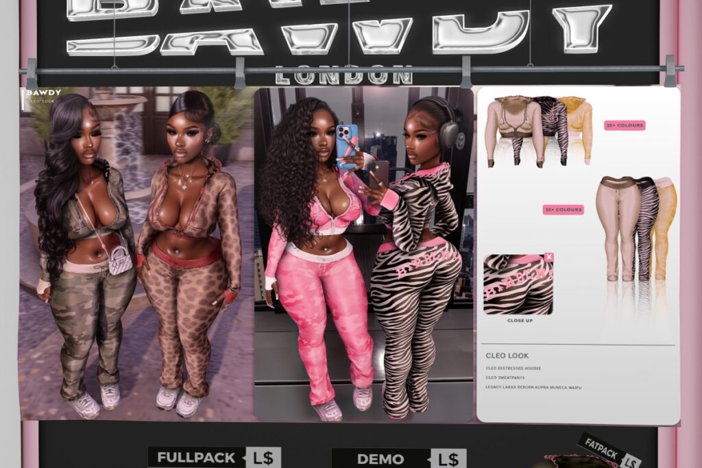 Cleo Outfit - Inithium/Legacy/MaitreyaX/Reborn/Yentements/+mods, L$299 each/L$1199 each FP/L$2000 FP