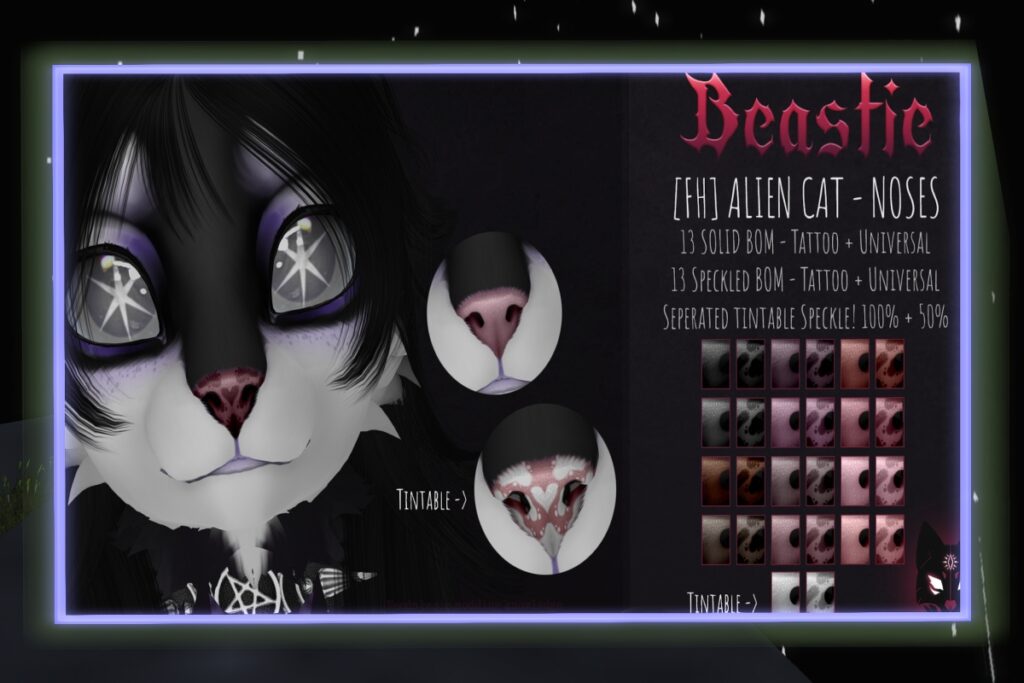 Alien Cat Noses - FH Alien Cat, L$280 FP