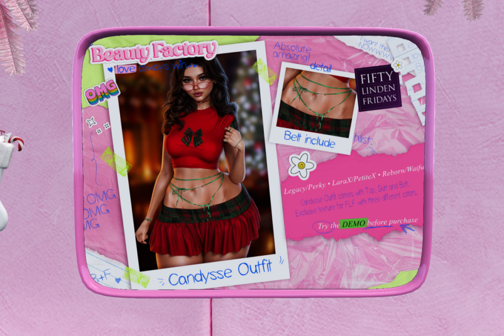 Candysse Outfit - Legacy/MaitreyaX/Reborn/+mods	&lt;a href=&quot;http://maps.secondlife.com/secondlife/Beauty%20Factory/44/128/22&quot; target=&quot;_blank&quot;&gt;Teleport&lt;/a&gt;