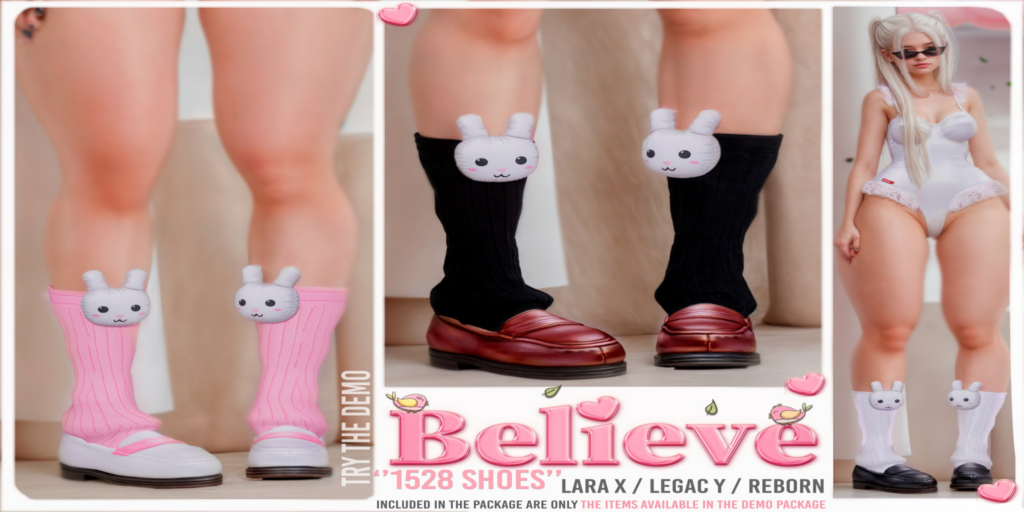 1528 Shoes - Legacy/MaitreyaX/Reborn	&lt;a href=&quot;http://maps.secondlife.com/secondlife/Bliss%20Kingdom/65/111/1501&quot; target=&quot;_blank&quot;&gt;Teleport&lt;/a&gt;