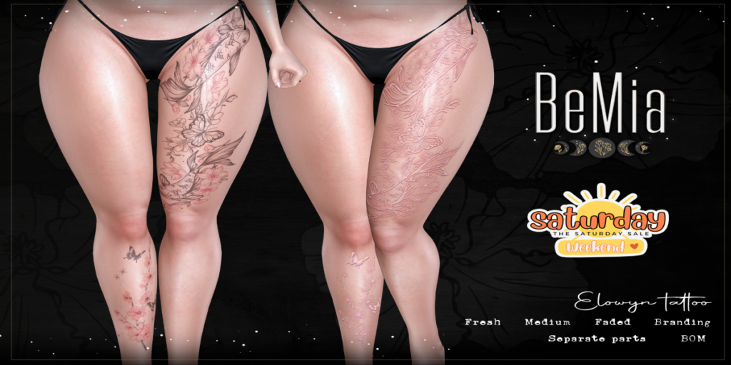 Elowyn Tattoo - BOM	&lt;a href=&quot;http://maps.secondlife.com/secondlife/Rosehaven/218/121/2501&quot; target=&quot;_blank&quot;&gt;Teleport&lt;/a&gt;