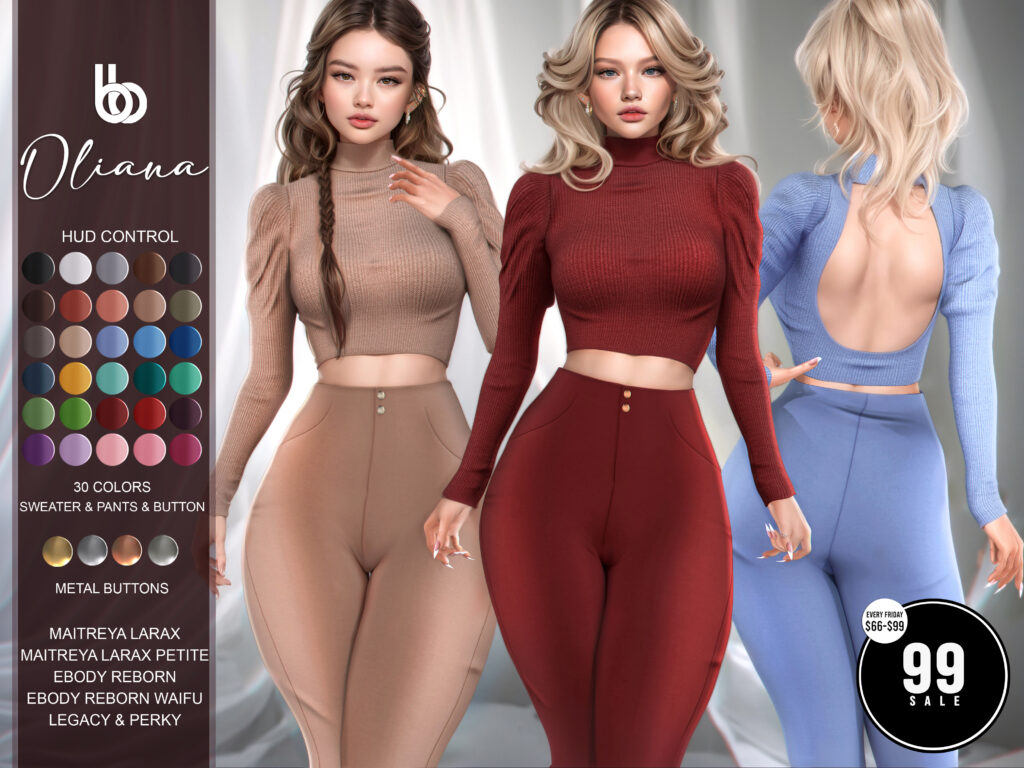 Oliana Set - Legacy/MaitreyaX/Reborn/+mods	&lt;a href=&quot;http://maps.secondlife.com/secondlife/Spiritual%20Reboot/109/197/1766&quot; target=&quot;_blank&quot;&gt;Teleport&lt;/a&gt;