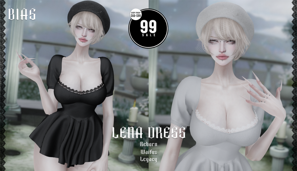 Lena Dress - Legacy/Reborn/+mods	&lt;a href=&quot;http://maps.secondlife.com/secondlife/Phoenix%20Paradise/67/84/1580&quot; target=&quot;_blank&quot;&gt;Teleport&lt;/a&gt;