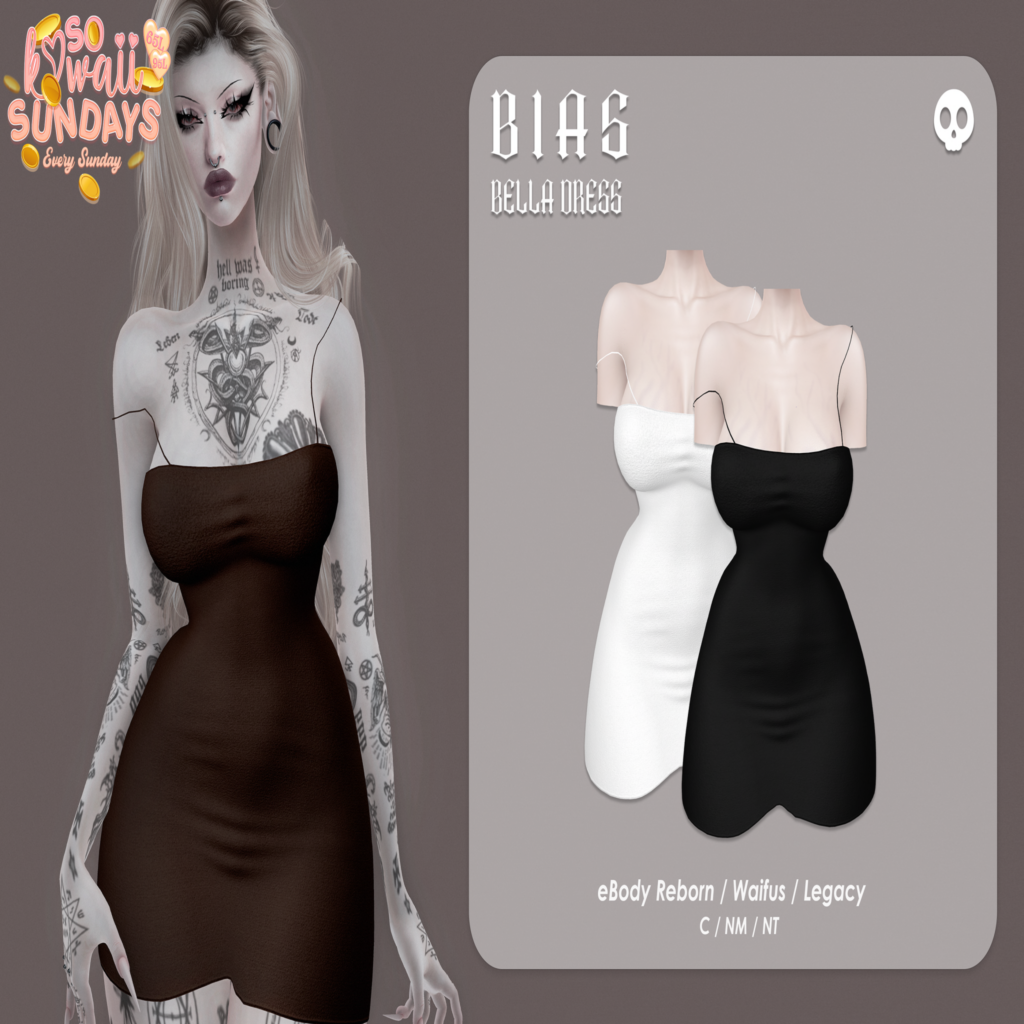 Bella Dress - Legacy/Reborn/+mods	&lt;a href=&quot;http://maps.secondlife.com/secondlife/Phoenix%20Paradise/67/84/1580&quot; target=&quot;_blank&quot;&gt;Teleport&lt;/a&gt;