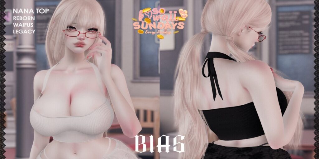 Nana Top - Legacy/Reborn/+mods	&lt;a href=&quot;http://maps.secondlife.com/secondlife/Phoenix%20Paradise/66/84/1580&quot; target=&quot;_blank&quot;&gt;Teleport&lt;/a&gt;