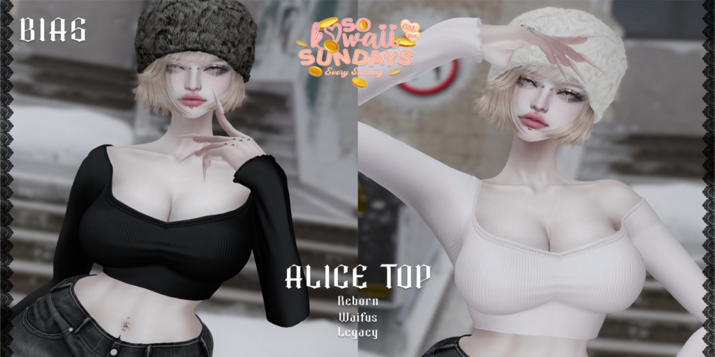 Alice Top - Legacy/Reborn/+mods	&lt;a href=&quot;http://maps.secondlife.com/secondlife/Phoenix%20Paradise/67/84/1580&quot; target=&quot;_blank&quot;&gt;Teleport&lt;/a&gt;