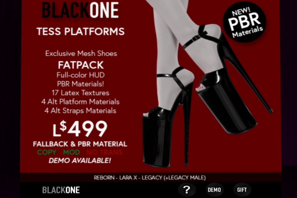 Tess Heels - Legacy F+M/MaitreyaX/Reborn, L$499