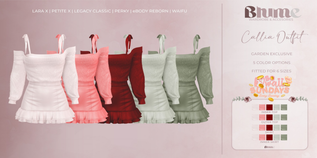 Callia Outfit - Legacy/MaitreyaX/Reborn/+mods	&lt;a href=&quot;http://maps.secondlife.com/secondlife/Bruschetta/149/46/1301&quot; target=&quot;_blank&quot;&gt;Teleport&lt;/a&gt;