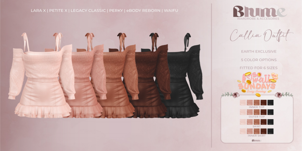 Callia Outfit - Legacy/MaitreyaX/Reborn/+mods	&lt;a href=&quot;http://maps.secondlife.com/secondlife/Bruschetta/149/46/1301&quot; target=&quot;_blank&quot;&gt;Teleport&lt;/a&gt;