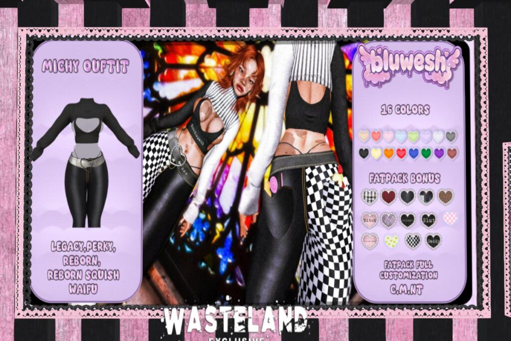 Michy Outfit - Legacy/Reborn/+mods, L$399 each/L$1999 FP