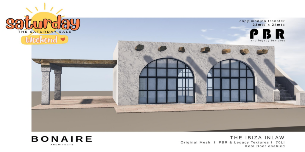 The Ibiza InLaw Building	&lt;a href=&quot;http://maps.secondlife.com/secondlife/Pure%20Souls/21/128/2017&quot; target=&quot;_blank&quot;&gt;Teleport&lt;/a&gt;