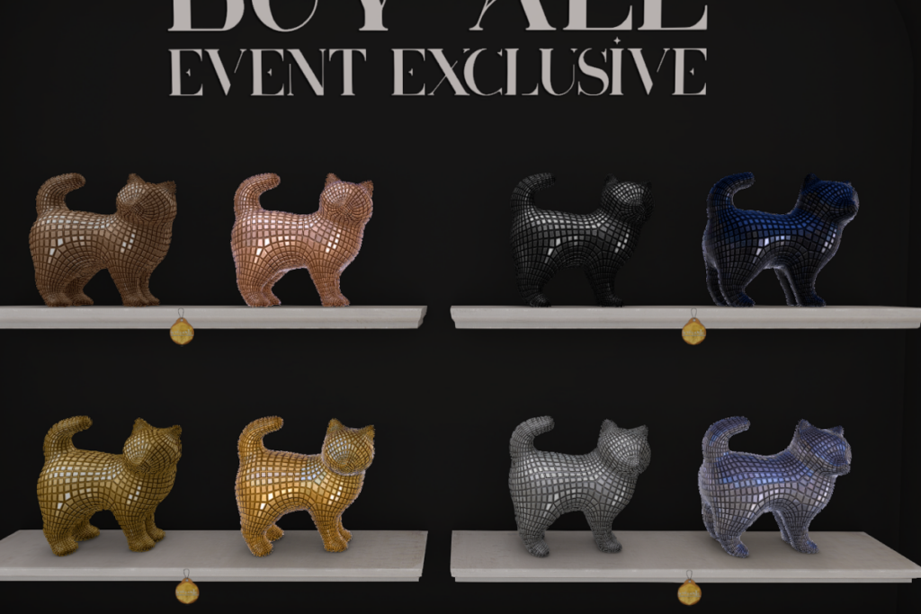 Disco Kitten, L$199 each/L$425 FP