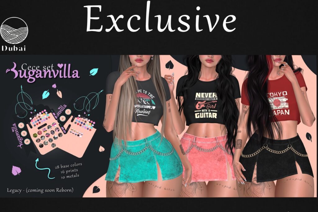 Cece Set - Legacy, L$385 each/L$1625 FP