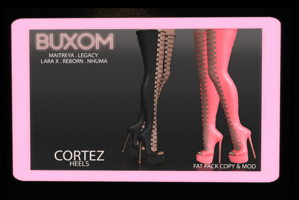 Cortez Heels - Legacy/Maitreya/Nhumana/Reborn/+mods, L$399
