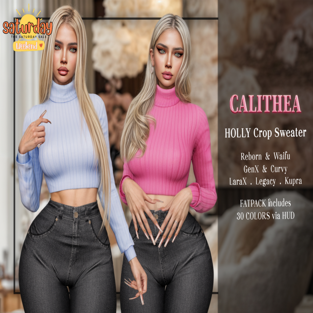 Holly Sweater - GenX/Inithium/Legacy/MaitreyaX/Reborn/+mods	&lt;a href=&quot;http://maps.secondlife.com/secondlife/Willows/194/97/401&quot; target=&quot;_blank&quot;&gt;Teleport&lt;/a&gt;