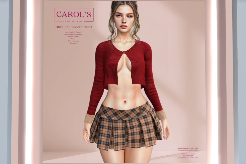 Ember Outfit - see ad for fits, L$240 each/L$950 each FP/L$1599 MP