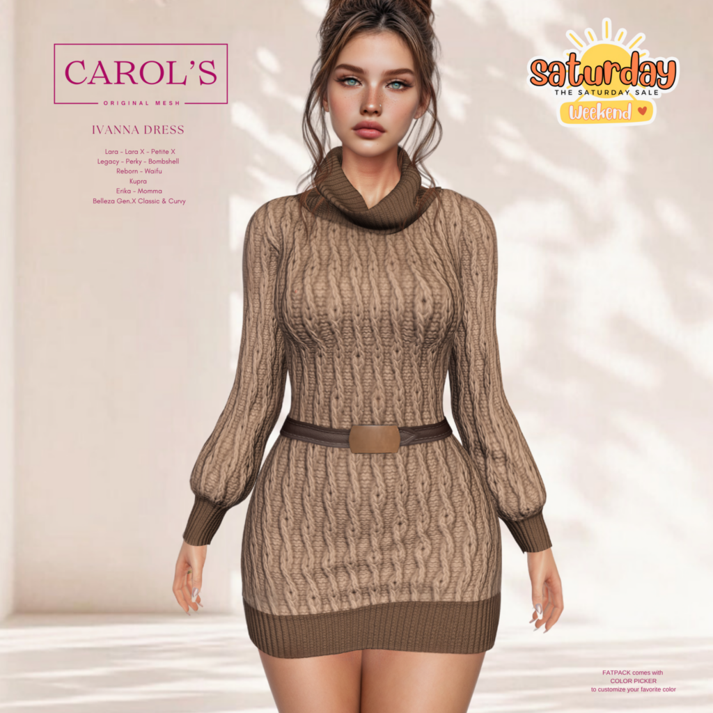 Ivanna Dress - Erika/GenX/Inithium/Legacy/Maitreya/Persephone/Reborn/+mods	&lt;a href=&quot;http://maps.secondlife.com/secondlife/Nadezhda/135/131/23&quot; target=&quot;_blank&quot;&gt;Teleport&lt;/a&gt;