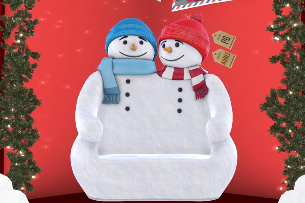 Snowman Seat, L$389 PG/L$598 Adult
