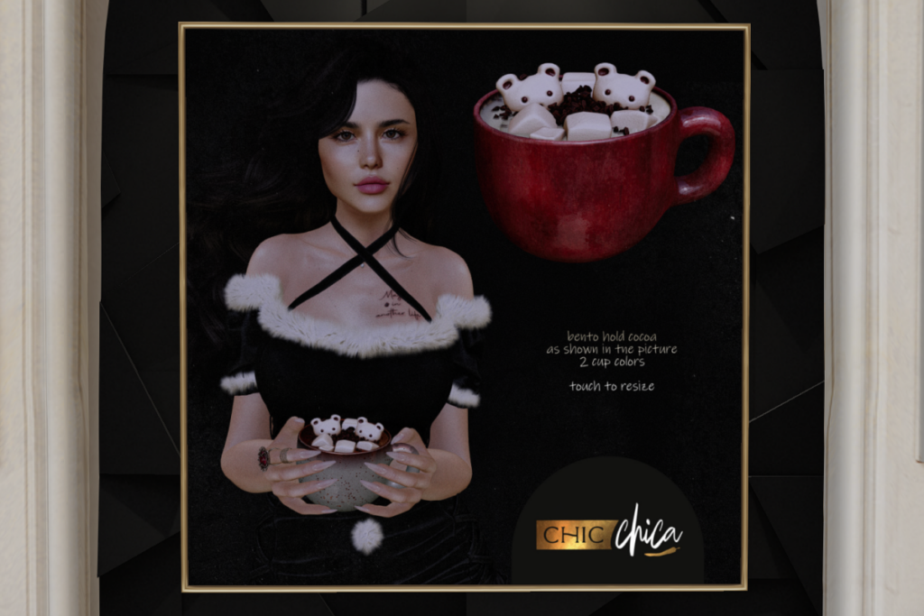 Bear Cocoa Cup Holdable, L$250