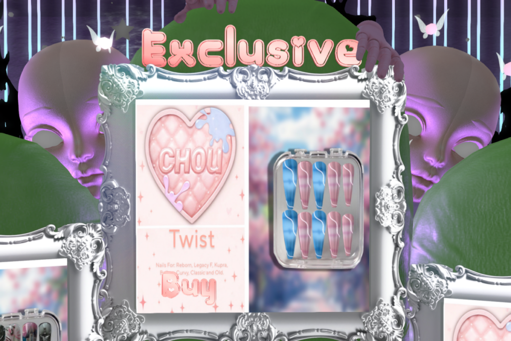 Twist Nail Set - Belleza/Inithium/Legacy/Reborn+mods, L$399