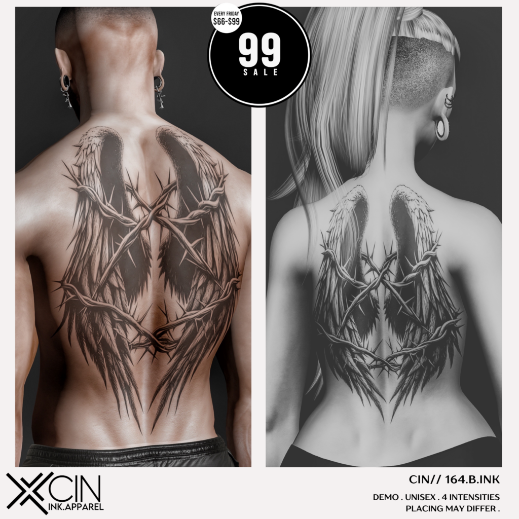 164.B.Ink Tattoo - BOM	&lt;a href=&quot;http://maps.secondlife.com/secondlife/Ecstasy/95/248/2478&quot; target=&quot;_blank&quot;&gt;Teleport&lt;/a&gt;