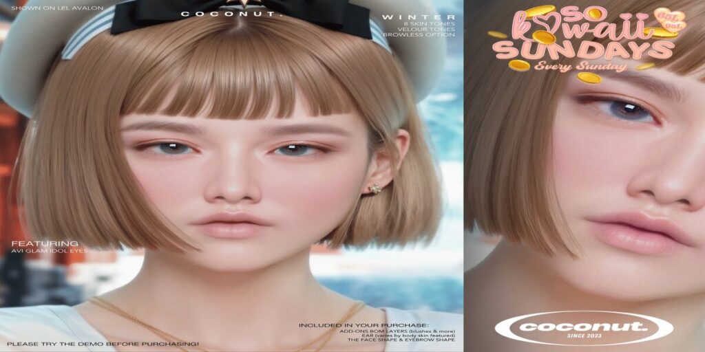 Winter Skin - EvoX	&lt;a href=&quot;http://maps.secondlife.com/secondlife/Prince%20Island/159/219/801&quot; target=&quot;_blank&quot;&gt;Teleport&lt;/a&gt;