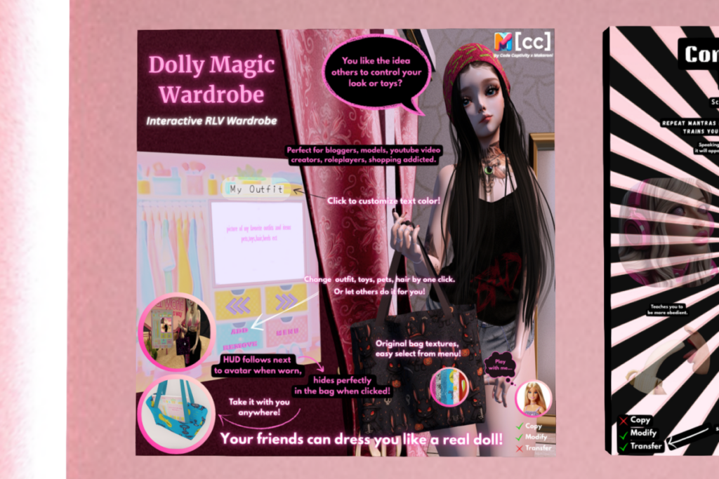 Dolly Magic Wardrobe, L$990