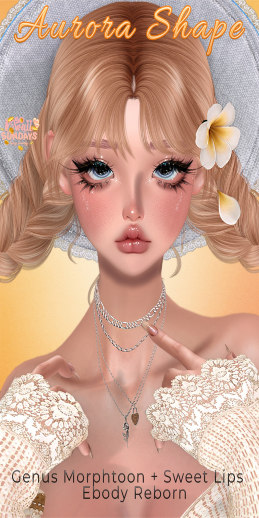 Aurora Shape - Genus MorphToon/Reborn	&lt;a href=&quot;http://maps.secondlife.com/secondlife/Hashira/37/169/3&quot; target=&quot;_blank&quot;&gt;Teleport&lt;/a&gt;