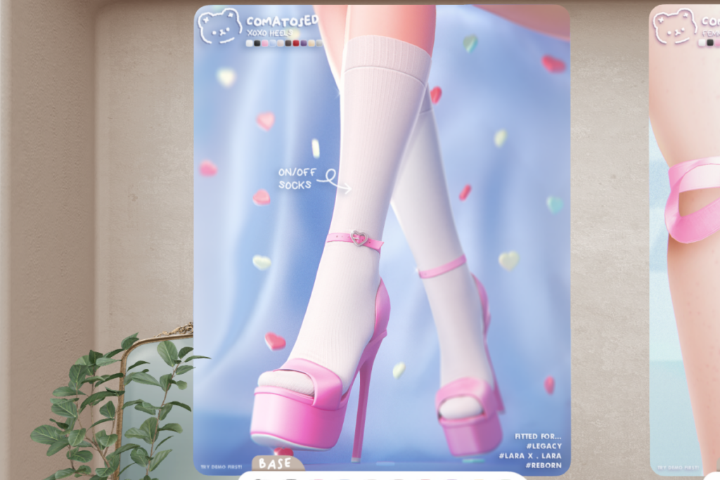 XOXO Heels - Legacy/Maitreya/Reborn/+mods, L$