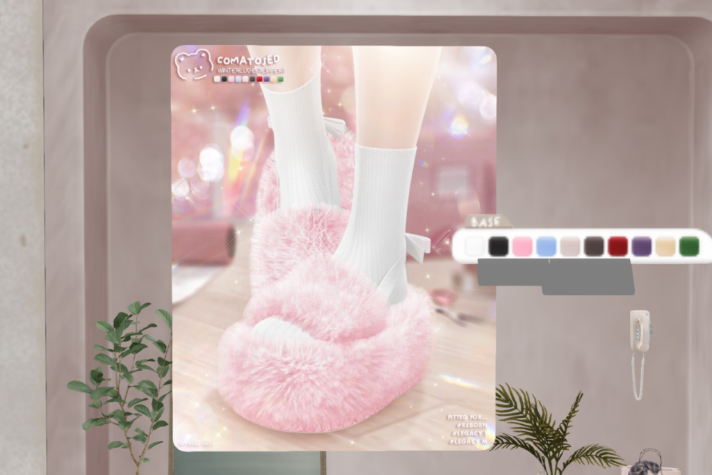 Winterlude Slippers - Legacy M+F/Reborn, L$250 each/L$1200 FP