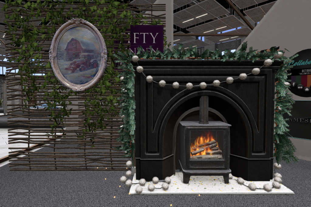 Assustador Frame | Rosa Fireplace	&lt;a href=&quot;http://maps.secondlife.com/secondlife/Consignment/139/126/46&quot; target=&quot;_blank&quot;&gt;Teleport&lt;/a&gt;