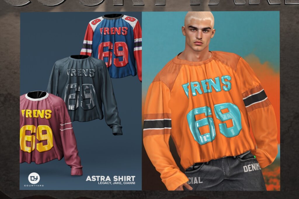 Astra Shirt - Gianni/Jake/Legacy, L$299 each/L$1599 FP