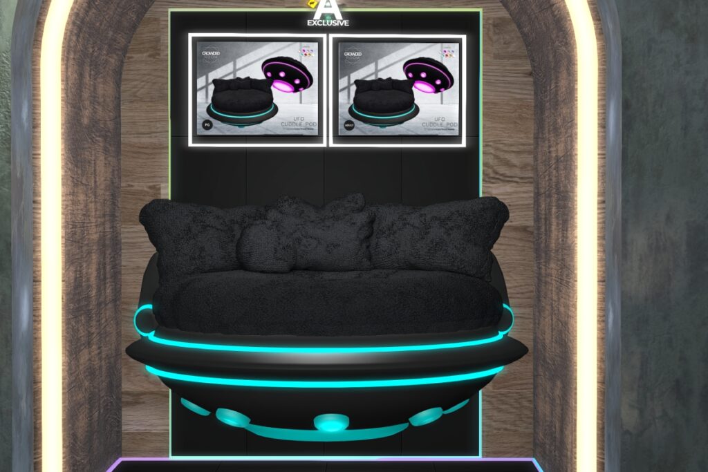 UFO Cuddle Pod, L$700 PG/L$1200 Adult