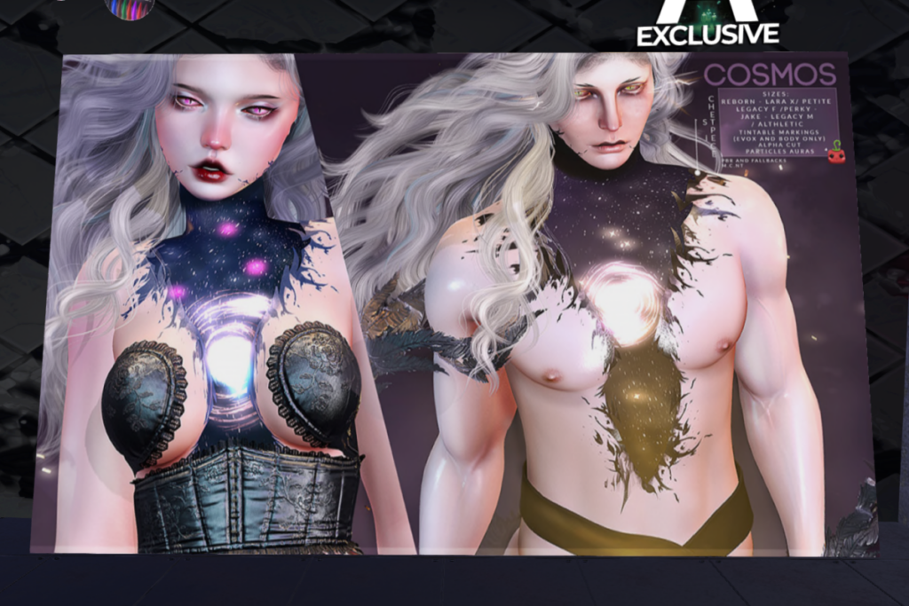 Cosmos - EvoX/Jake/Legacy F+M/Maitreya/Reborn/+mods, L$300