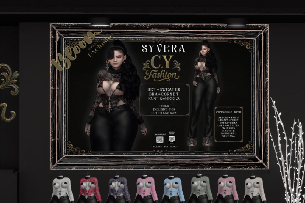 Syvera Set - Inithium/Kahlene/Legacy/MaitreyaX/Nhumana/Reborn/+mods, L$280 each/L$1799 Fatpack