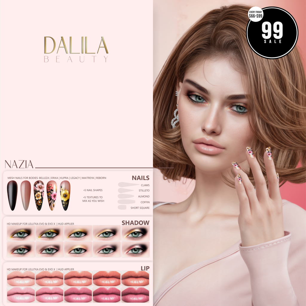Nazia Nails - Belleza/Erika/Inithium/Legacy/Maitreya/Reborn | Nazia Makeup - Evo/EvoX	&lt;a href=&quot;https://maps.secondlife.com/secondlife/Midnight%20Bliss/180/161/1998&quot; target=&quot;_blank&quot;&gt;Teleport&lt;/a&gt;