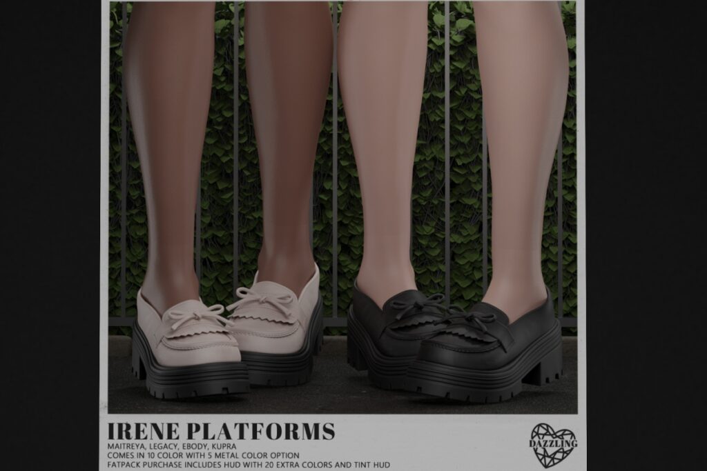 Irene Platforms - Inithium/Legacy/Reborn, L$229 each/L$699 FP
