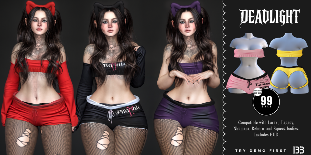 Outfit #133 - Legacy/MaitreyaX/Nhumana/Reborn/+mods	&lt;a href=&quot;https://maps.secondlife.com/secondlife/Helgrind/16/57/3603&quot; target=&quot;_blank&quot;&gt;Teleport&lt;/a&gt;