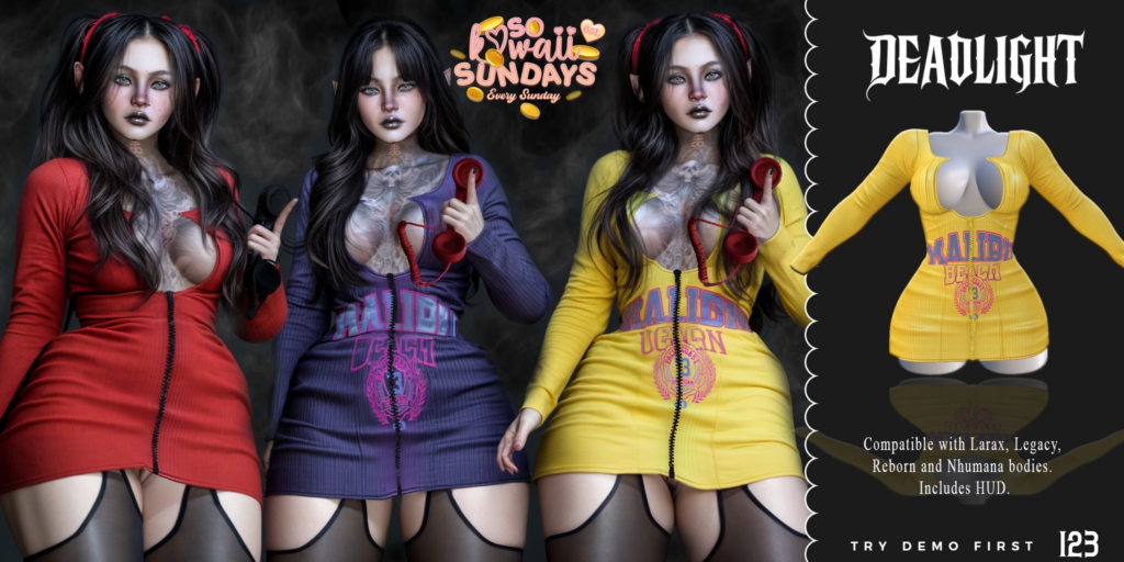 123 Outfit - Legacy/MaitreyaX/Nhumana/Reborn	&lt;a href=&quot;https://maps.secondlife.com/secondlife/Helgrind/15/61/3603&quot; target=&quot;_blank&quot;&gt;Teleport&lt;/a&gt;