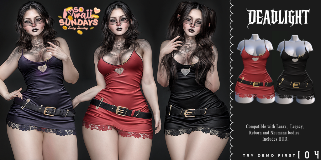 104 Outfit - Legacy/MaitreyaX/Nhumana/Reborn	&lt;a href=&quot;https://maps.secondlife.com/secondlife/Helgrind/17/55/3603&quot; target=&quot;_blank&quot;&gt;Teleport&lt;/a&gt;