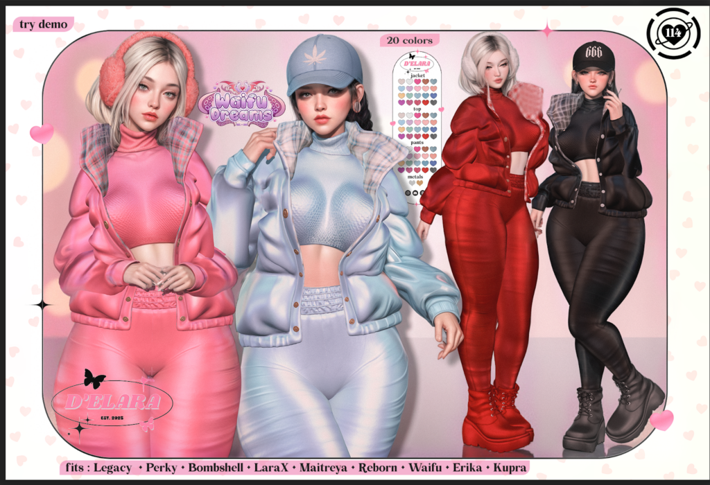 Outfit #114 - Erika/Inithium/Legacy/Maitreya/Reborn/+mods