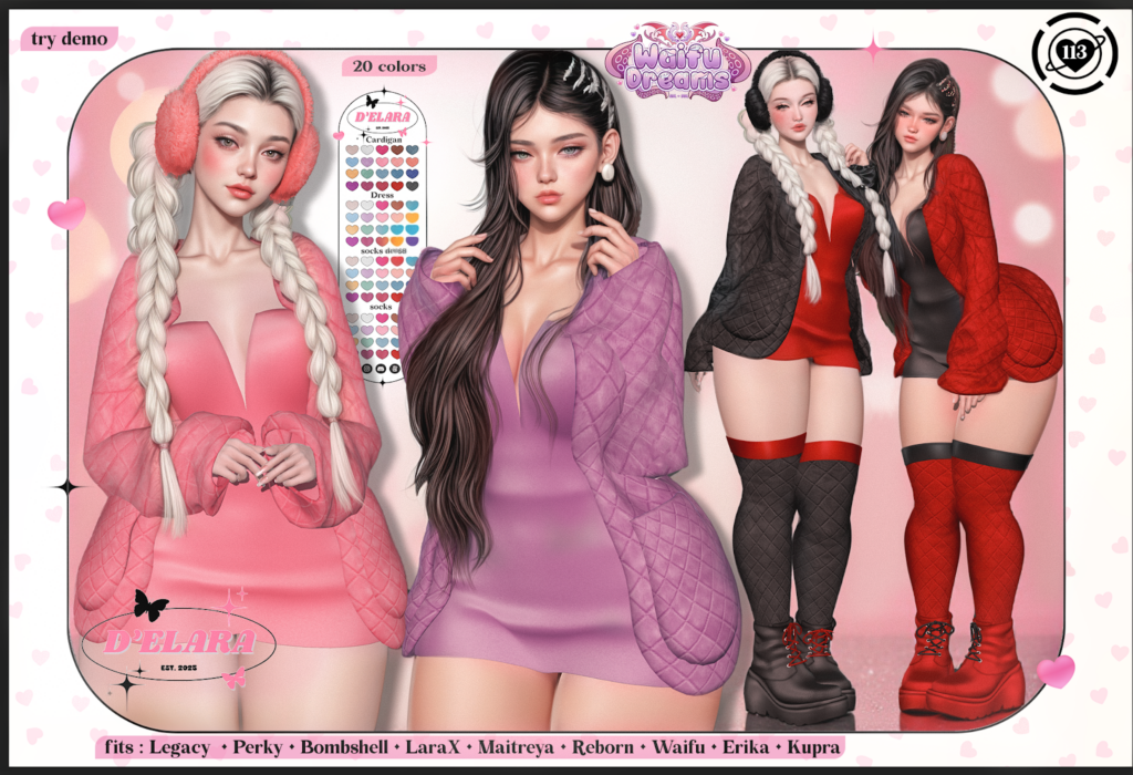 Outfit #113 - Erika/Inithium/Legacy/Maitreya/Reborn/+mods