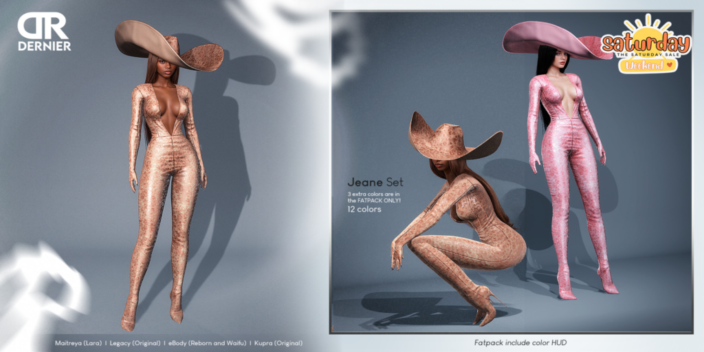 Jeane Set - Inithium/Legacy/Maitreya/Reborn/+mods	&lt;a href=&quot;https://maps.secondlife.com/secondlife/DERNIER/117/141/1006&quot; target=&quot;_blank&quot;&gt;Teleport&lt;/a&gt;