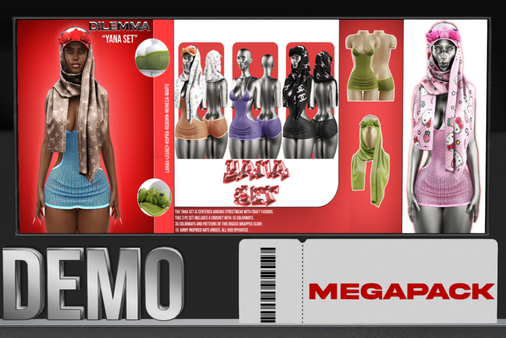 Yana Set - Inithium/Legacy/MaitreyaX/Reborn/Yentements/+mods, L$349 each/L$1499-L$1999 each FP