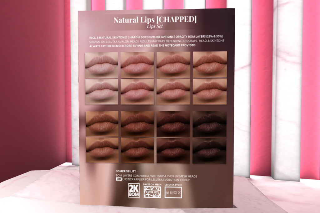 Natural Chapped Lips - EvoX, L$200