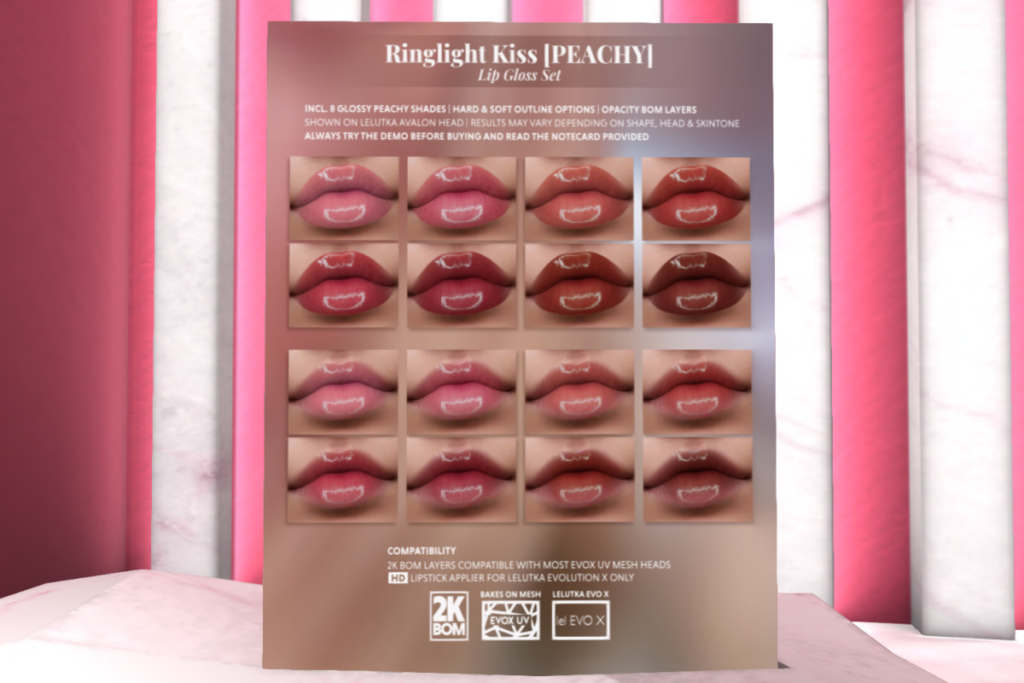 Ringlight Kiss - EvoX, L$200