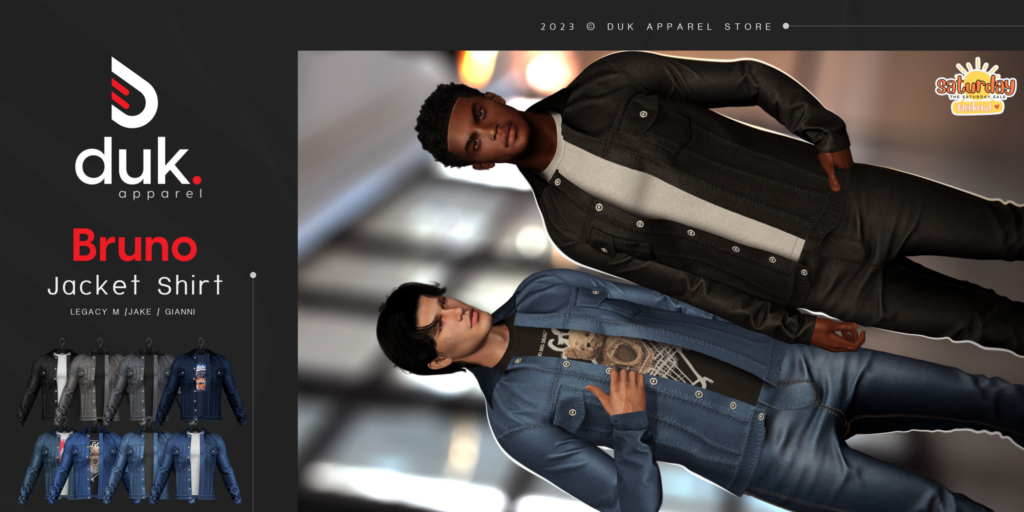 Bruno Jacket Shirt - Gianni/Jake/Legacy	&lt;a href=&quot;http://maps.secondlife.com/secondlife/Heartbreak/139/143/94&quot; target=&quot;_blank&quot;&gt;Teleport&lt;/a&gt;