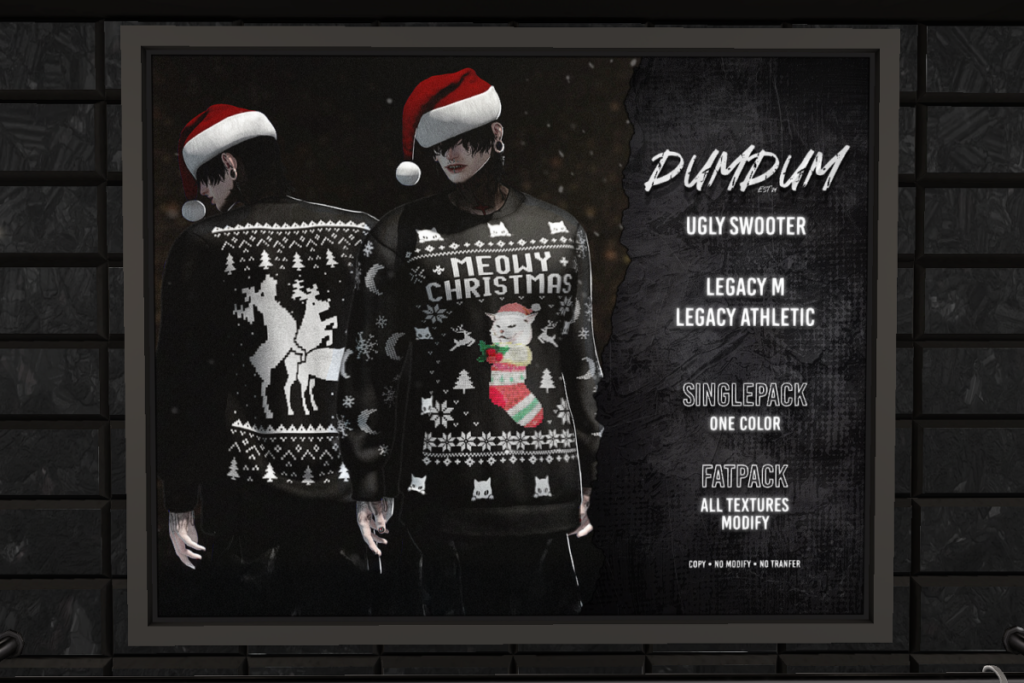 Ugly Swooter - Legacy/+mods, L$369 each/L$1699 FP