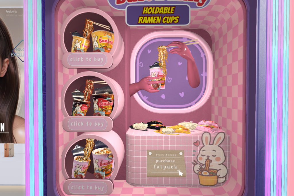 Holdable Ramen Cups, L$249 each/L$529 FP