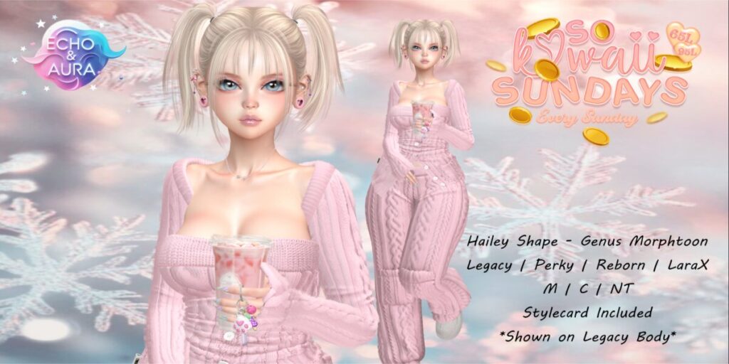 Hailey Shape - Genus Morphtoom/Legacy/MaitreyaX/Reborn/+mods	&lt;a href=&quot;http://maps.secondlife.com/secondlife/Coral%20Cove/161/236/2543&quot; target=&quot;_blank&quot;&gt;Teleport&lt;/a&gt;